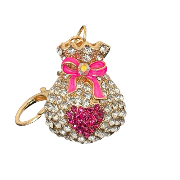 Accessories - NEW Heart Money Bag Charm